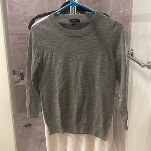 JCrew gray sweater